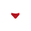 Culotte rouge en dentelle avec nœud en satin 